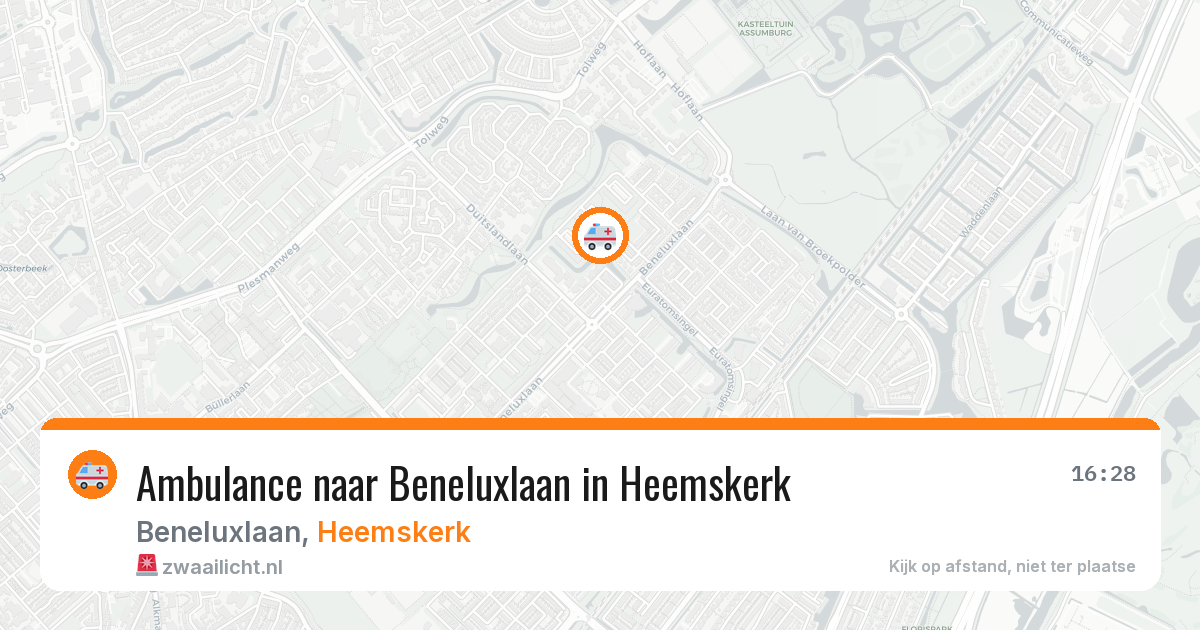 Ambulance naar Beneluxlaan in Heemskerk — 11 feb 2026
