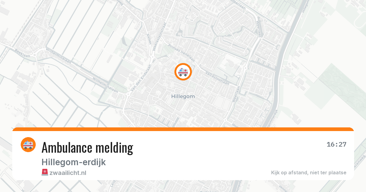 Ambulance melding — 7 jun 2026