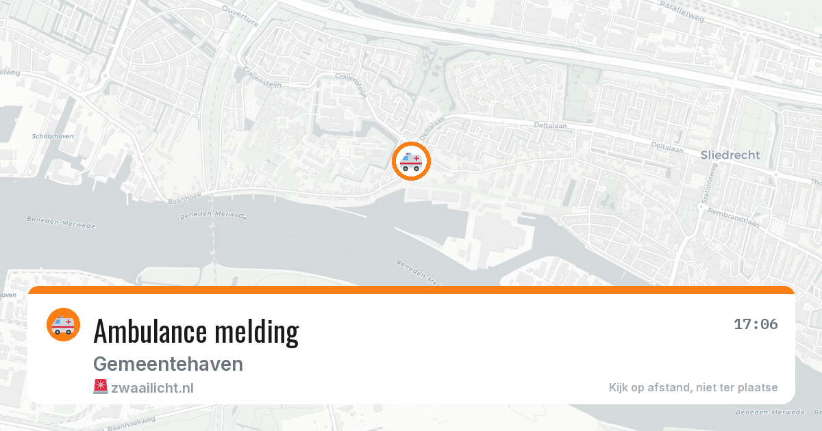 Ambulance melding — 26 jul 2026