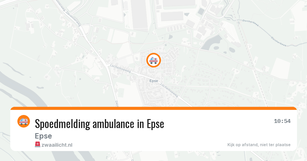 Spoedmelding ambulance in Epse — 14 mrt 2026