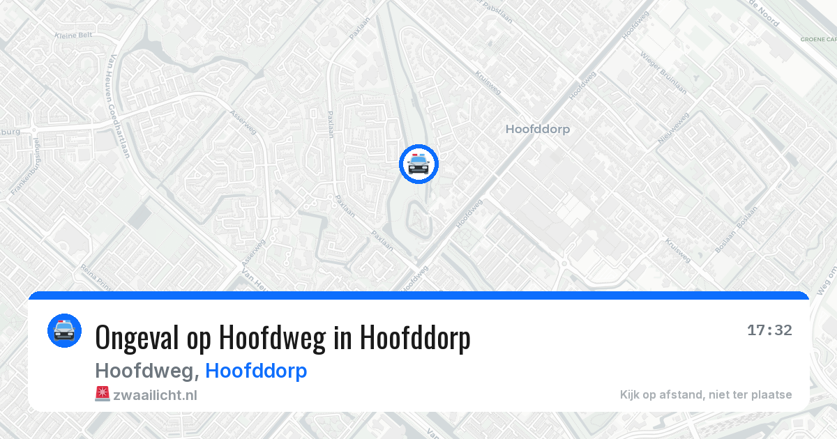 Ongeval op Hoofdweg in Hoofddorp — 23 apr 2026