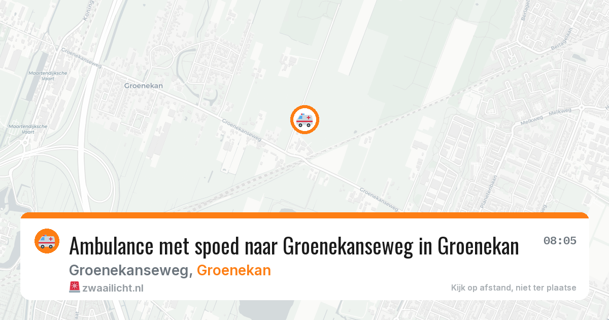 Ambulance met spoed naar Groenekanseweg in Groenekan — 19 mrt 2026