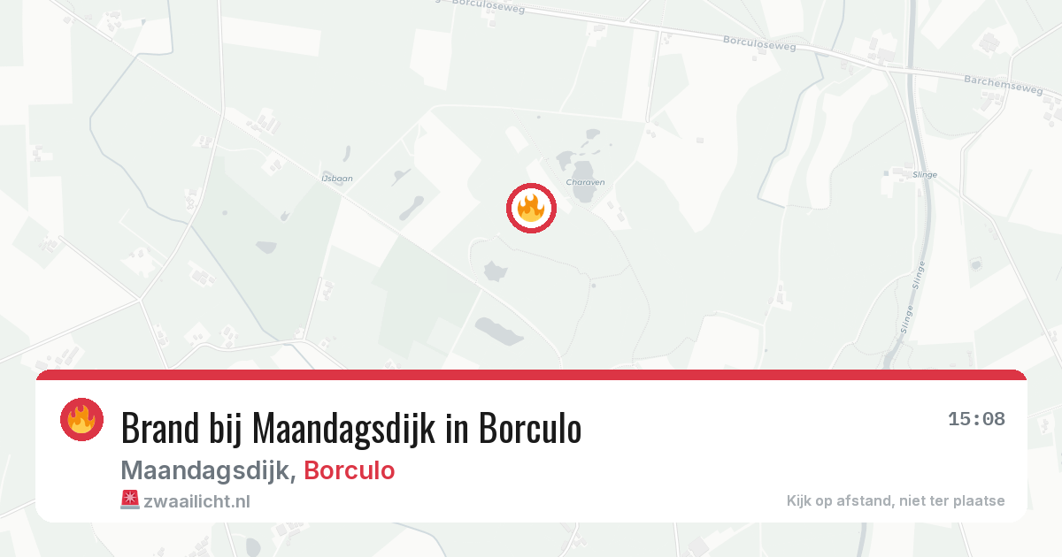 Brand bij Maandagsdijk in Borculo — 28 jun 2026