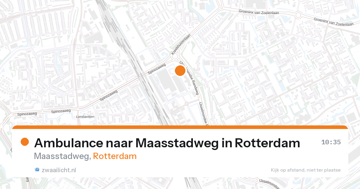 Ambulance naar Maasstadweg in Rotterdam — 17 jul 2026