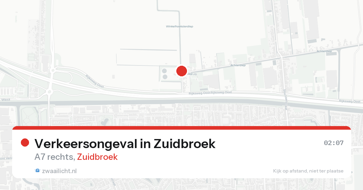 Verkeersongeval in Zuidbroek — 23 aug 2026