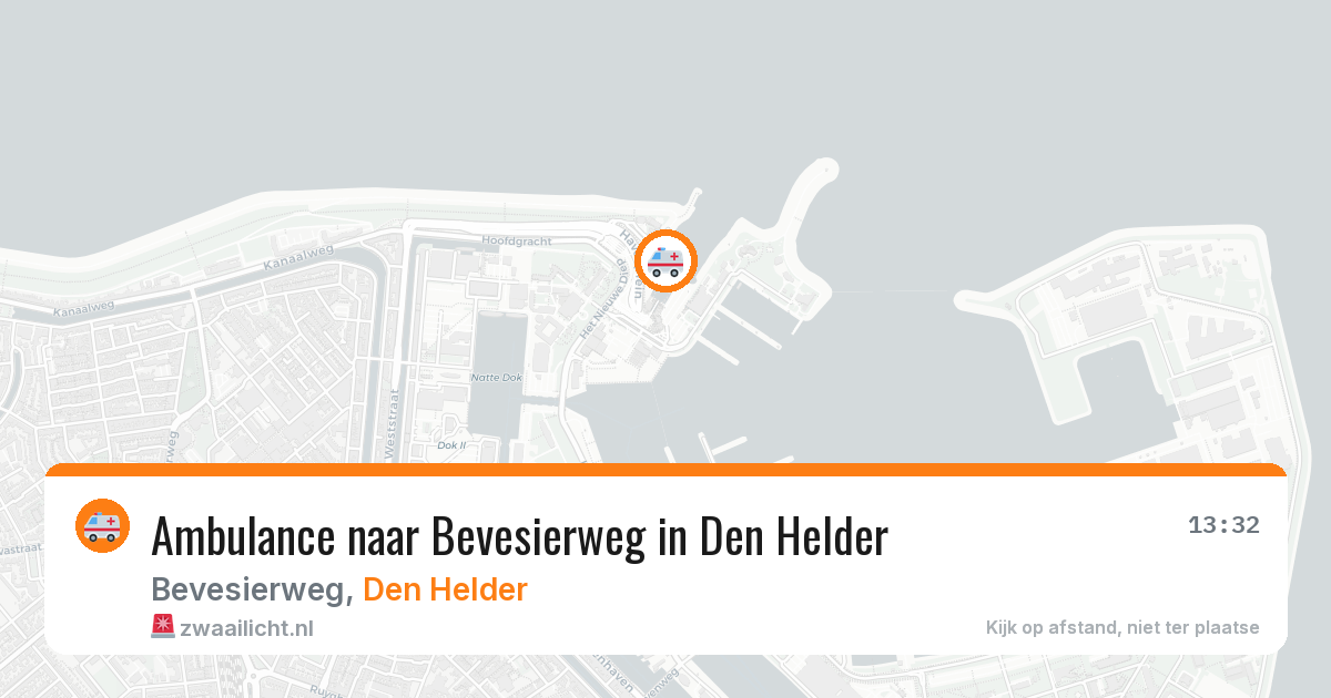 Ambulance naar Bevesierweg in Den Helder — 8 apr 2026