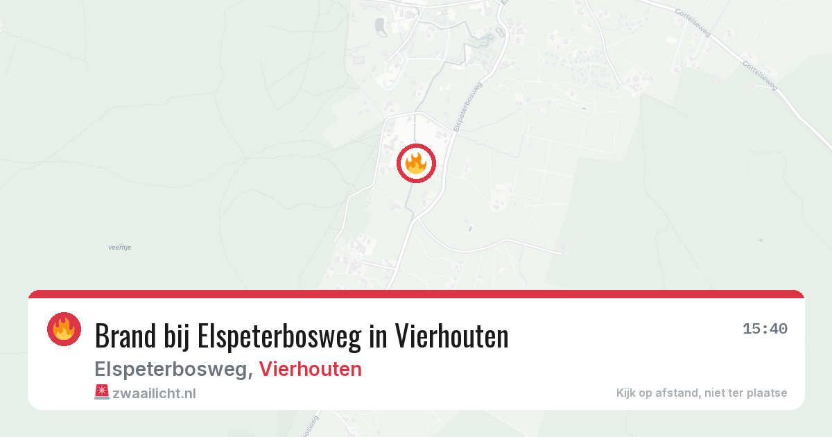 Brand bij Elspeterbosweg in Vierhouten — 29 jun 2026