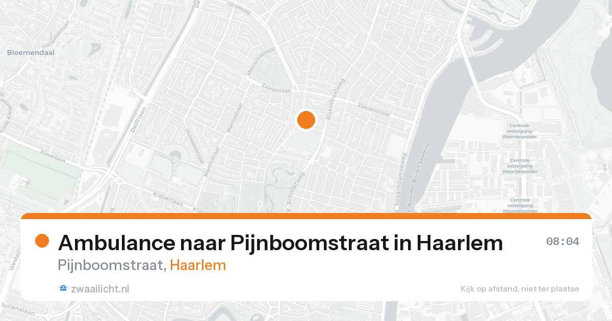 Ambulance naar Pijnboomstraat in Haarlem — 27 mei 2026