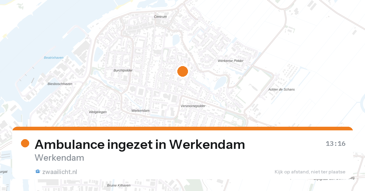 Ambulance ingezet in Werkendam — 30 jun 2026