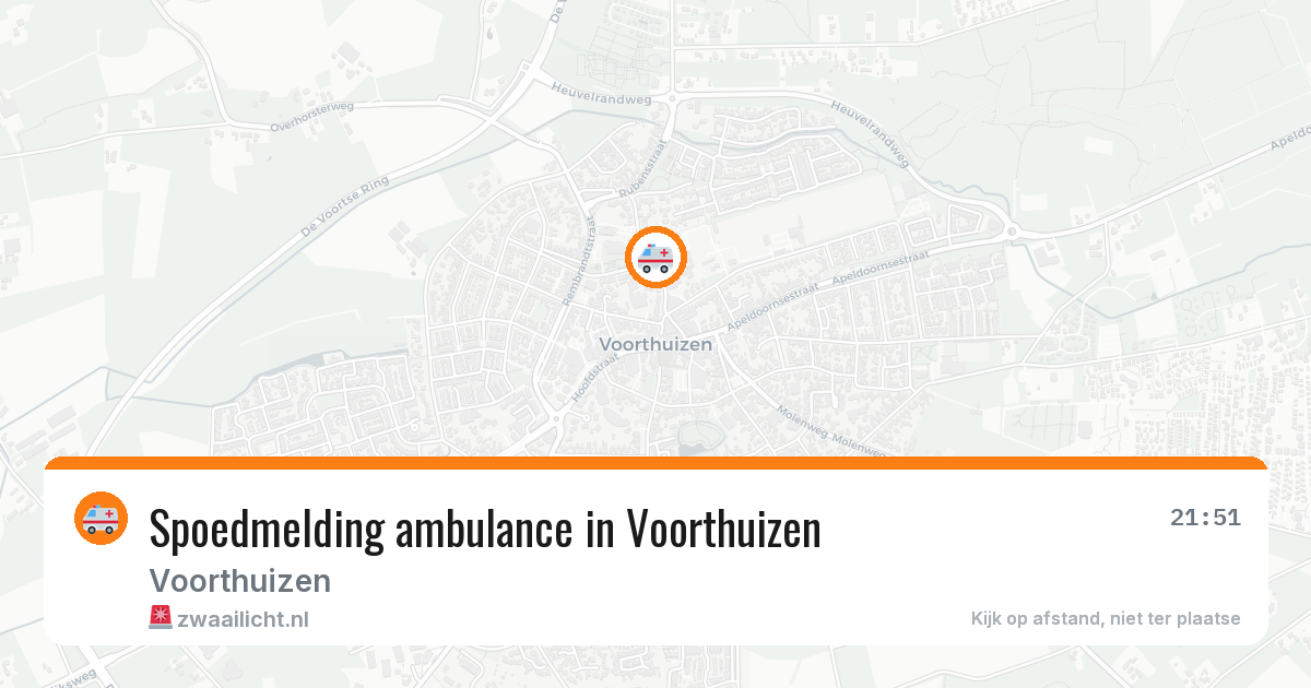 Spoedmelding ambulance in Voorthuizen — 28 apr 2026