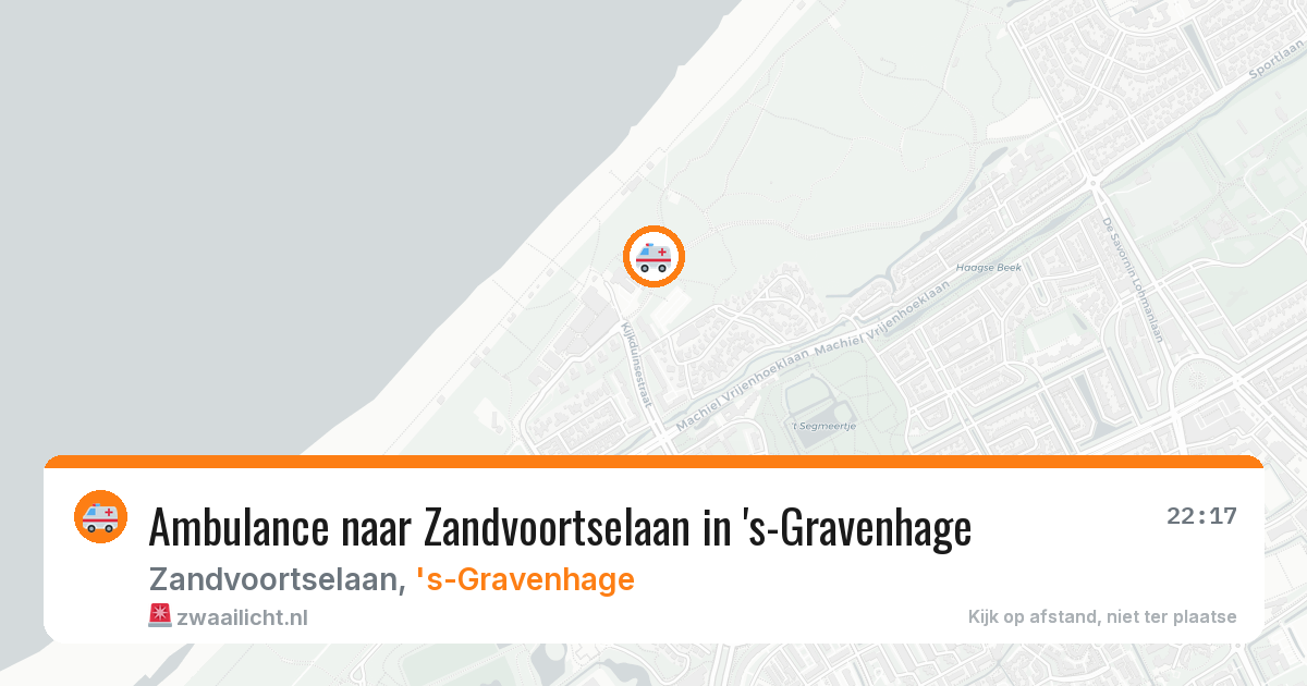 Ambulance naar Zandvoortselaan in 's-Gravenhage — 13 jul 2026