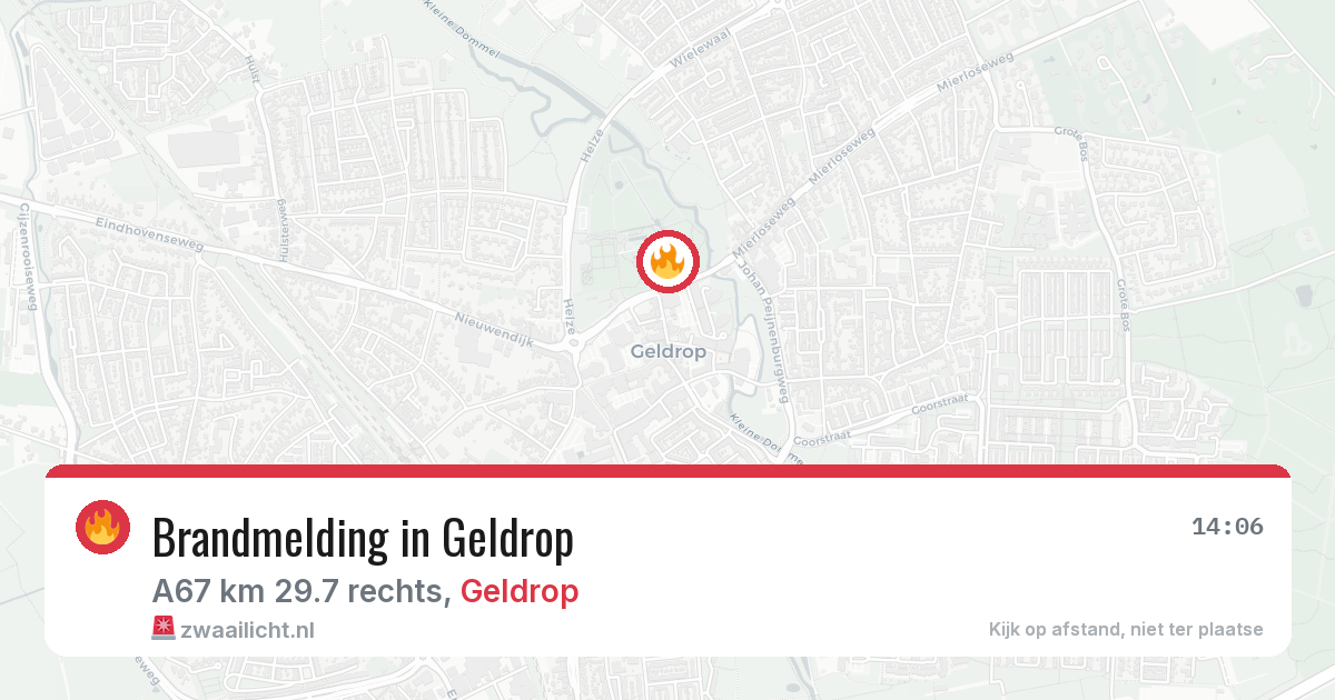 Brandmelding in Geldrop — 23 jun 2026
