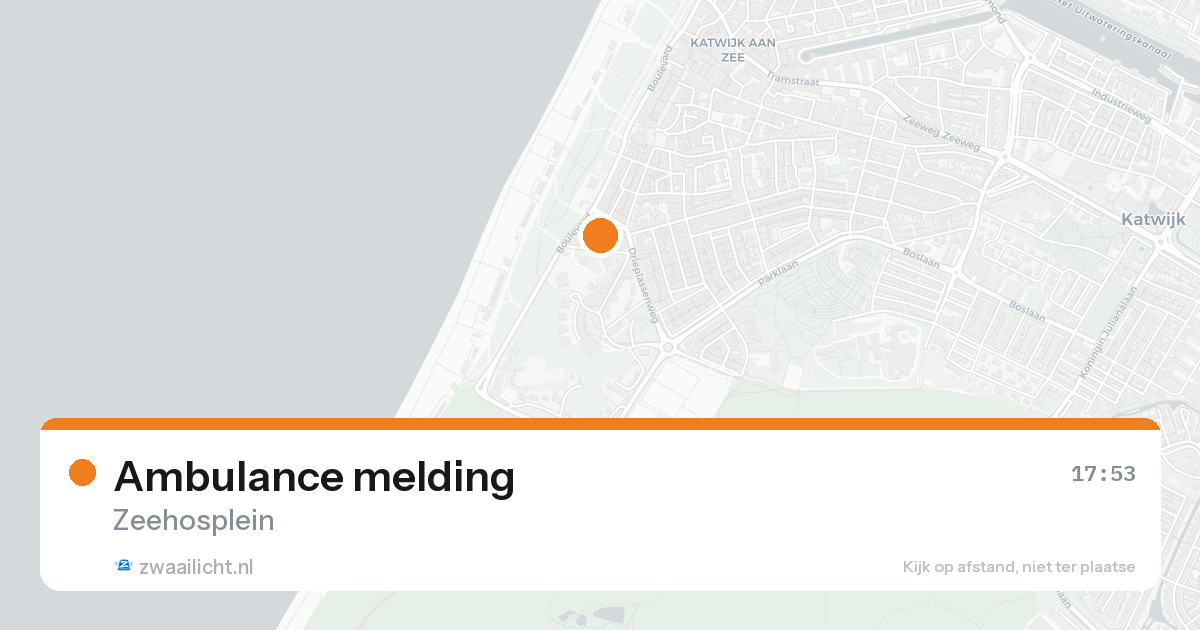 Ambulance melding — 31 jan 2026