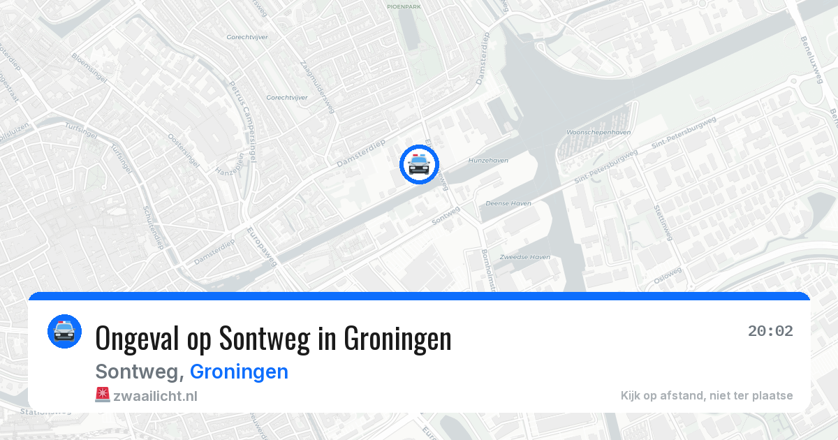 Ongeval op Sontweg in Groningen — 31 mei 2026