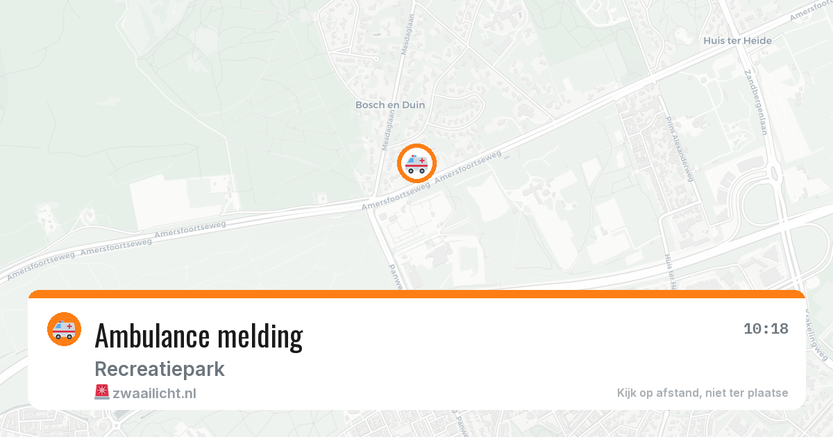 Ambulance melding — 7 jul 2026
