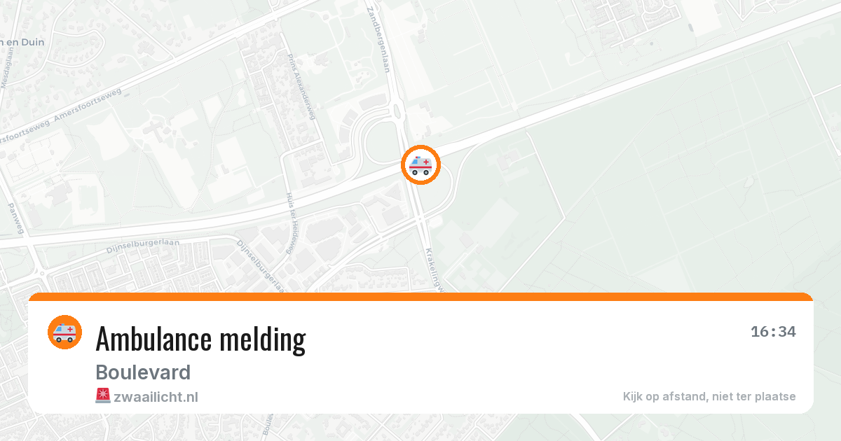 Ambulance melding — 10 apr 2026