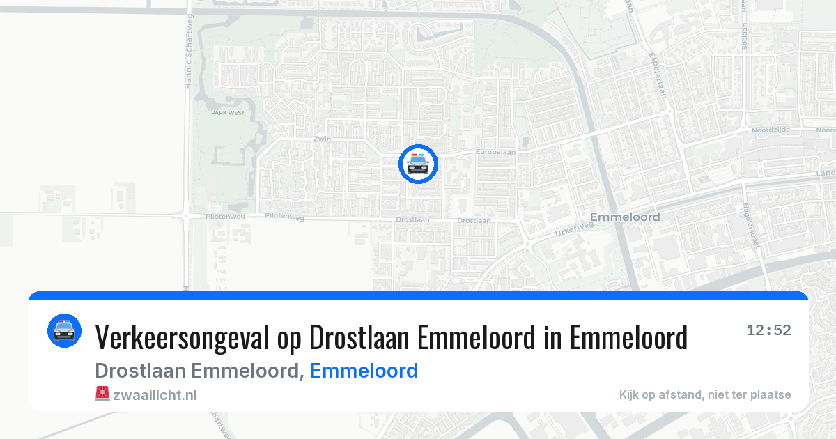 Verkeersongeval op Drostlaan Emmeloord in Emmeloord — 31 mrt 2026