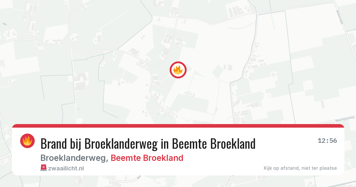 Brand bij Broeklanderweg in Beemte Broekland — 28 apr 2026