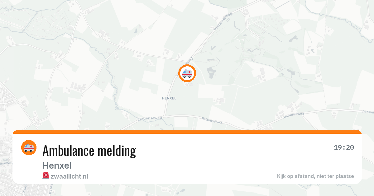 Ambulance melding — 28 jun 2026