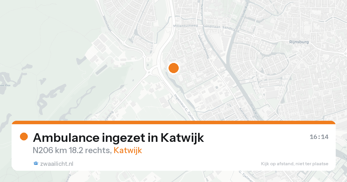Ambulance ingezet in Katwijk — 25 aug 2026