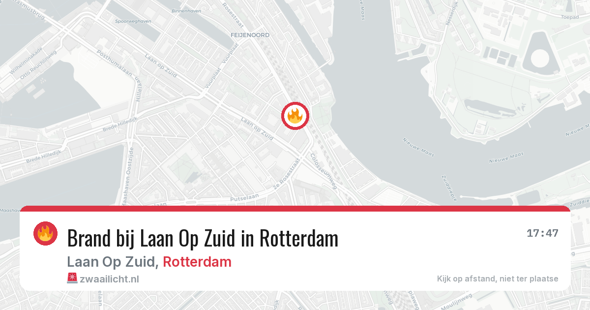 Brand bij Laan Op Zuid in Rotterdam — 13 mei 2026