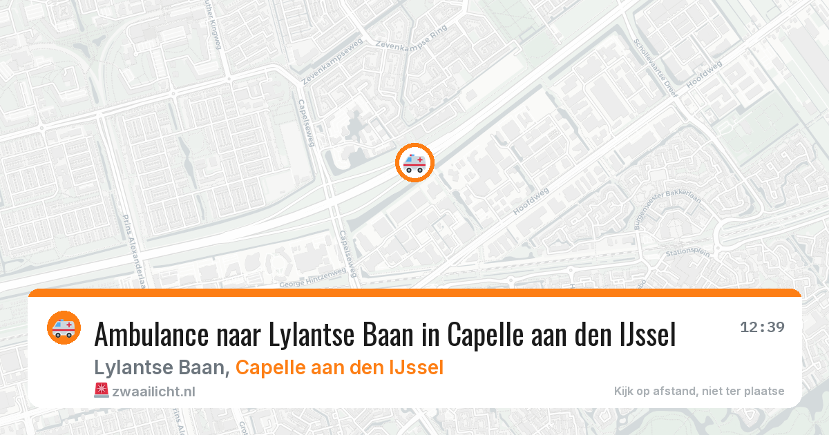 Ambulance naar Lylantse Baan in Capelle aan den IJssel — 16 jun 2026