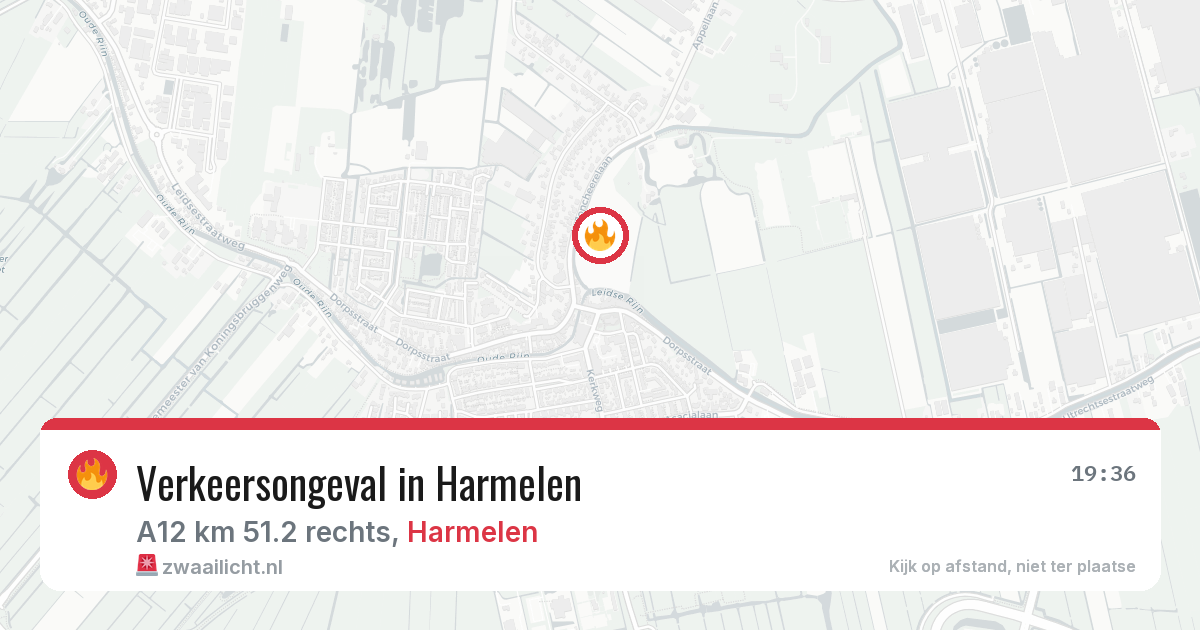 Verkeersongeval in Harmelen — 24 mrt 2026