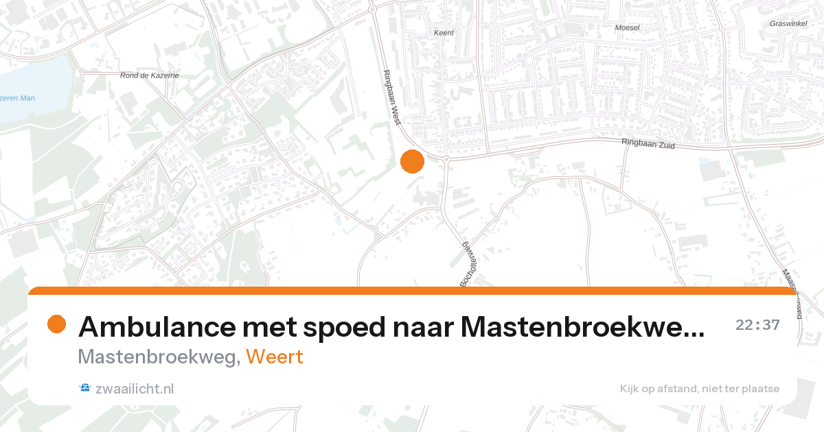 Ambulance met spoed naar Mastenbroekweg in Weert — 31 jan 2026