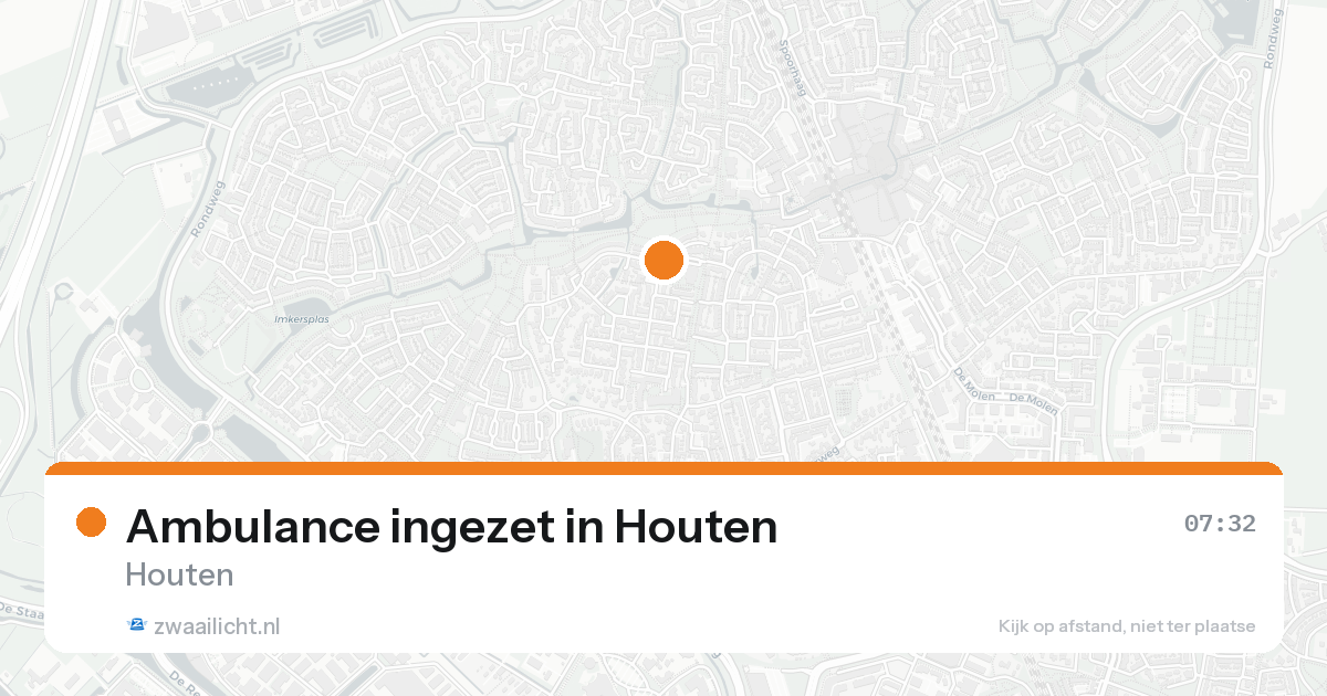 Ambulance ingezet in Houten — 8 feb 2026
