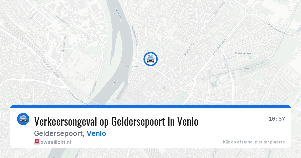 Verkeersongeval op Geldersepoort in Venlo — 20 jan 2026