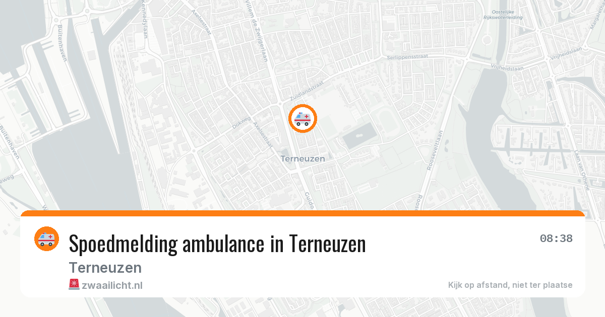 Spoedmelding ambulance in Terneuzen — 29 jan 2026