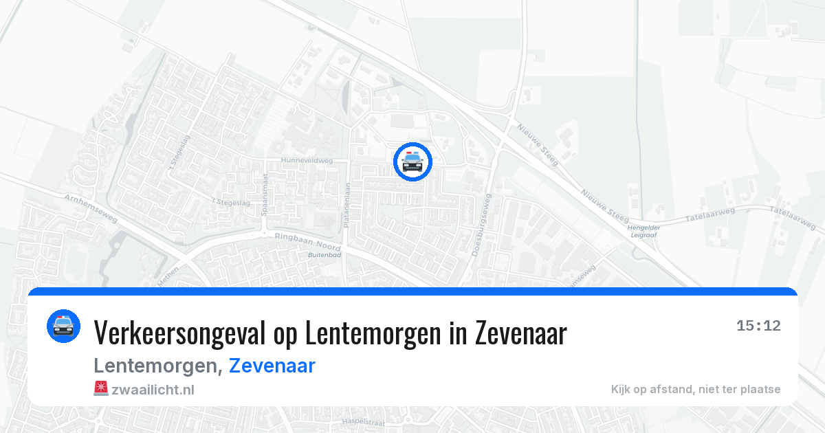 Verkeersongeval op Lentemorgen in Zevenaar — 13 mei 2026