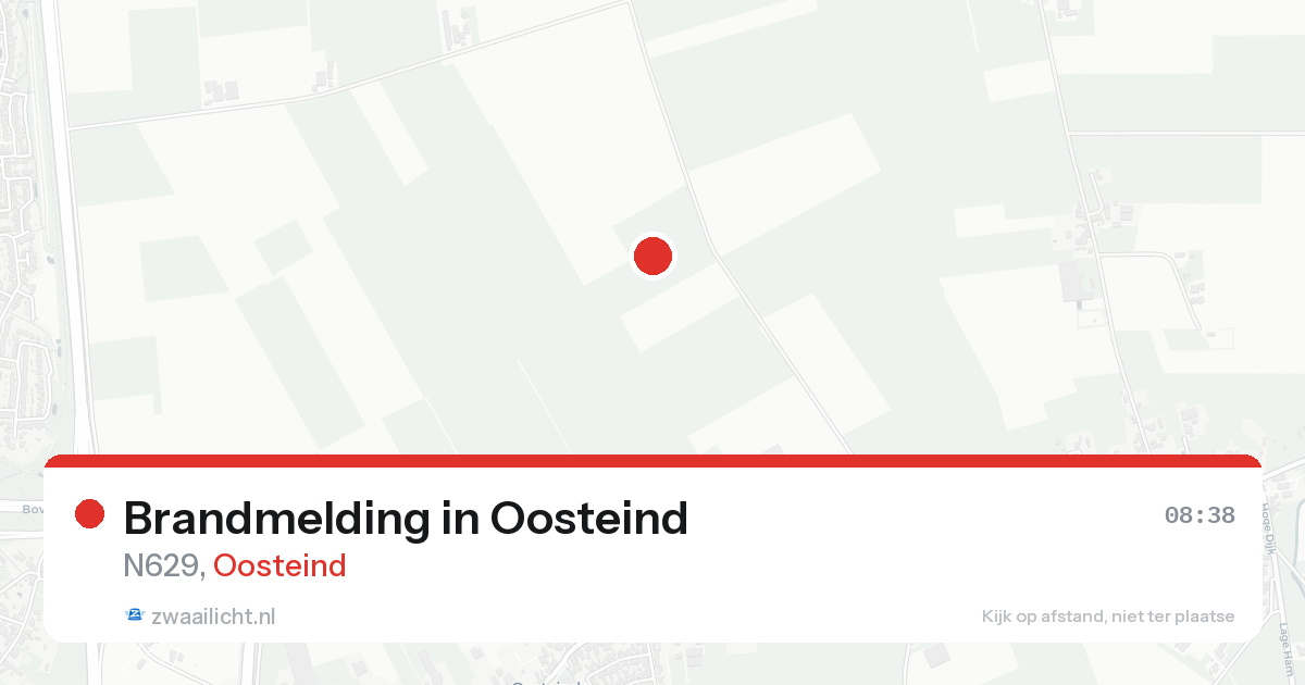 Brandmelding in Oosteind — 17 aug 2026