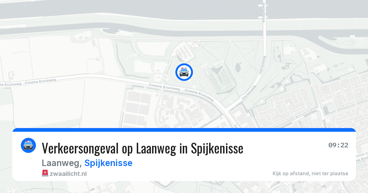 Verkeersongeval op Laanweg in Spijkenisse — 18 jun 2026