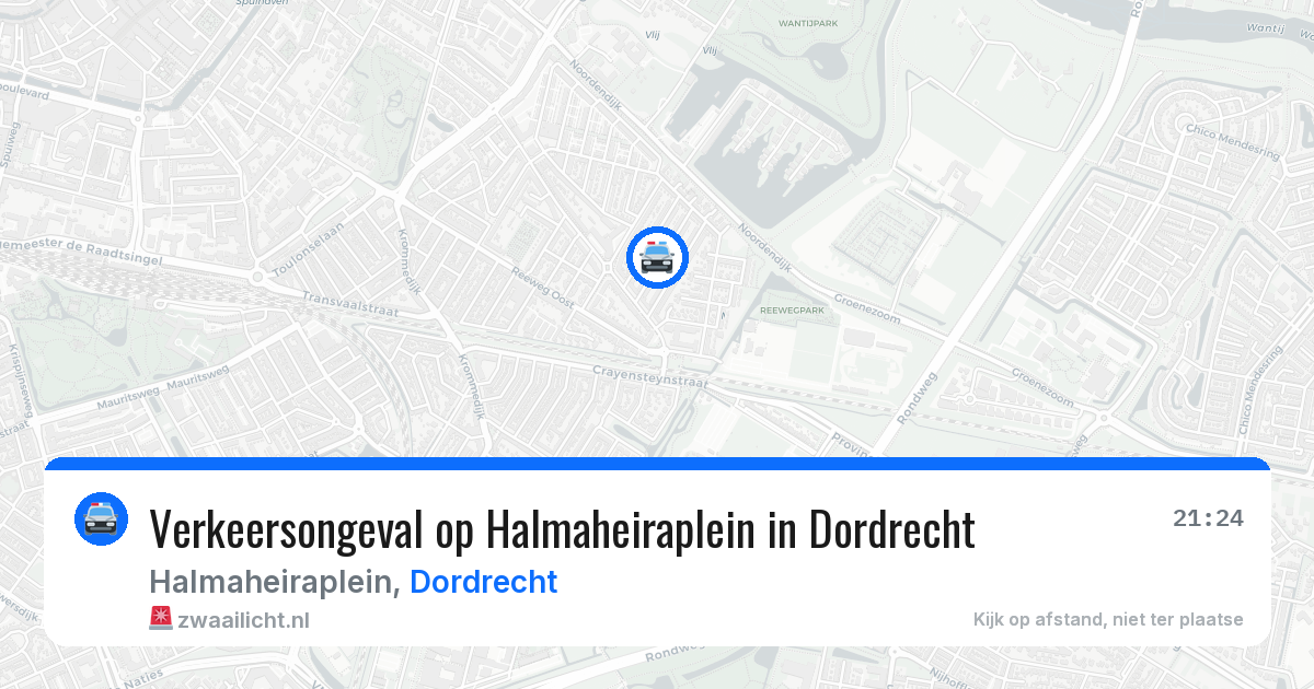 Verkeersongeval op Halmaheiraplein in Dordrecht — 11 jun 2026