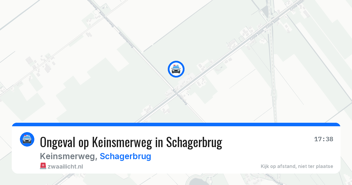 Ongeval op Keinsmerweg in Schagerbrug — 18 jul 2026