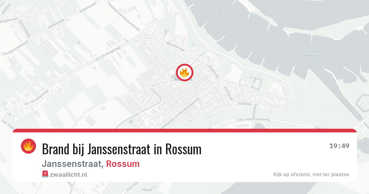 Brand bij Janssenstraat in Rossum — 28 apr 2026