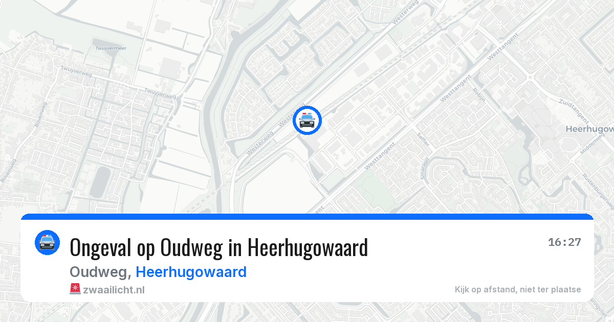 Ongeval op Oudweg in Heerhugowaard — 6 mei 2026