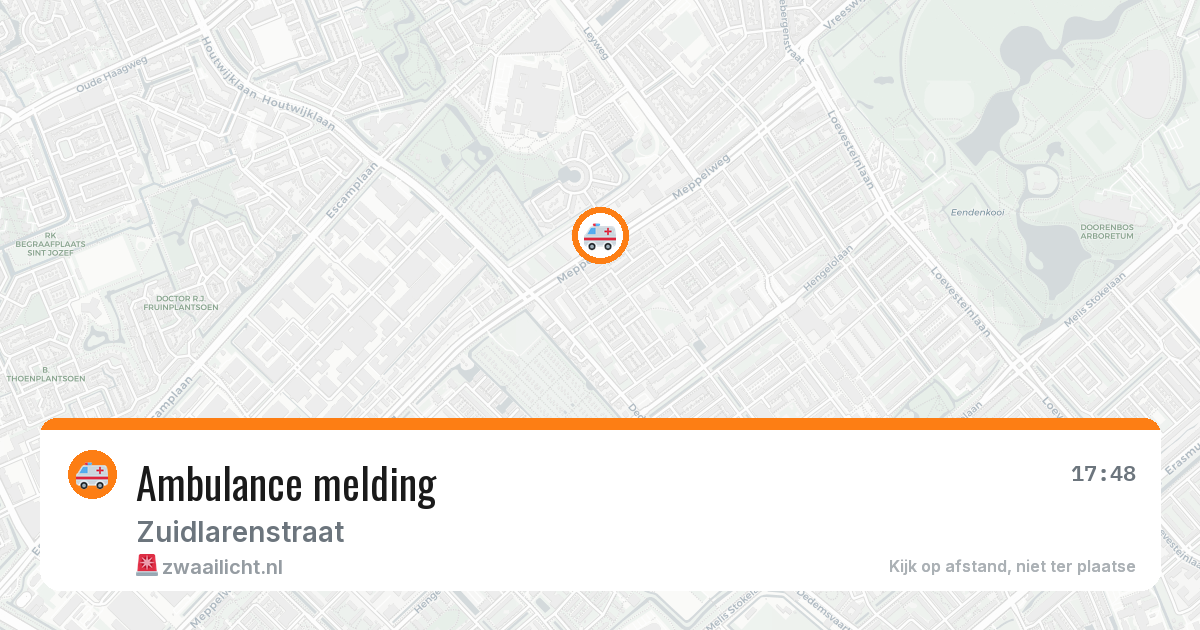 Ambulance melding — 6 mei 2026