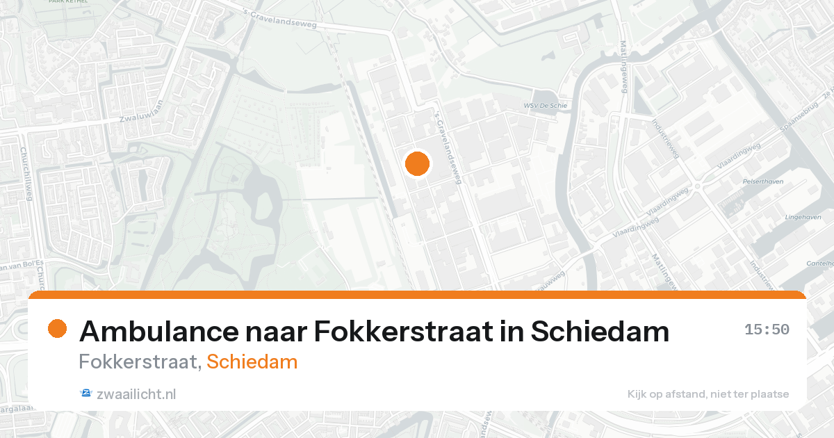 Ambulance naar Fokkerstraat in Schiedam — 30 jan 2026