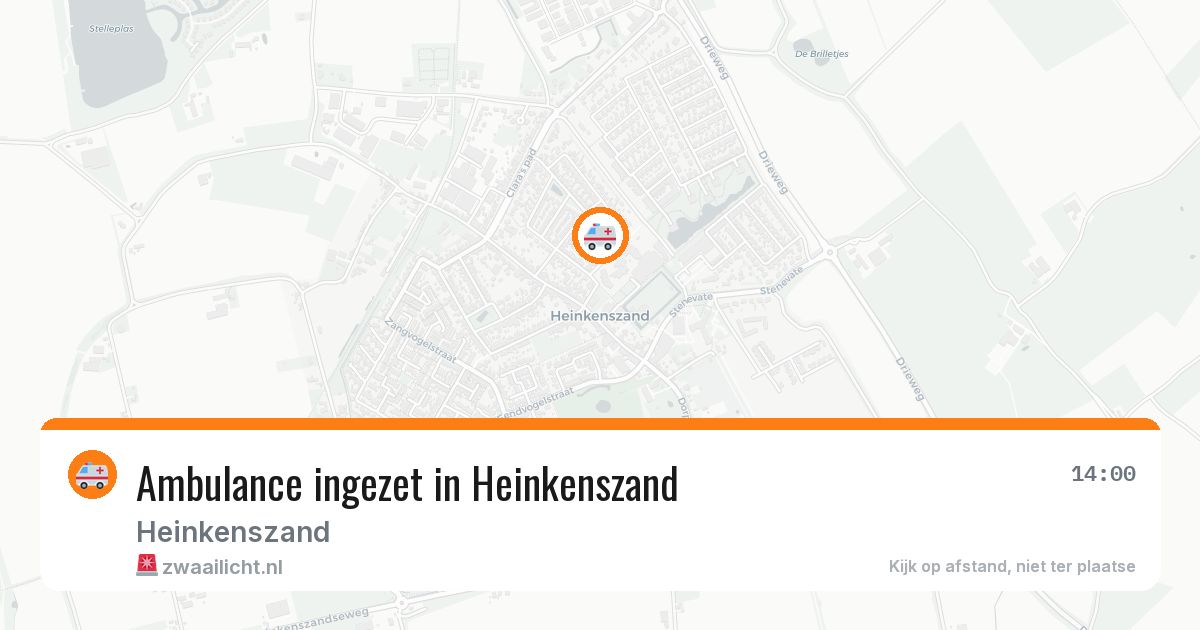 Ambulance ingezet in Heinkenszand — 30 mei 2026