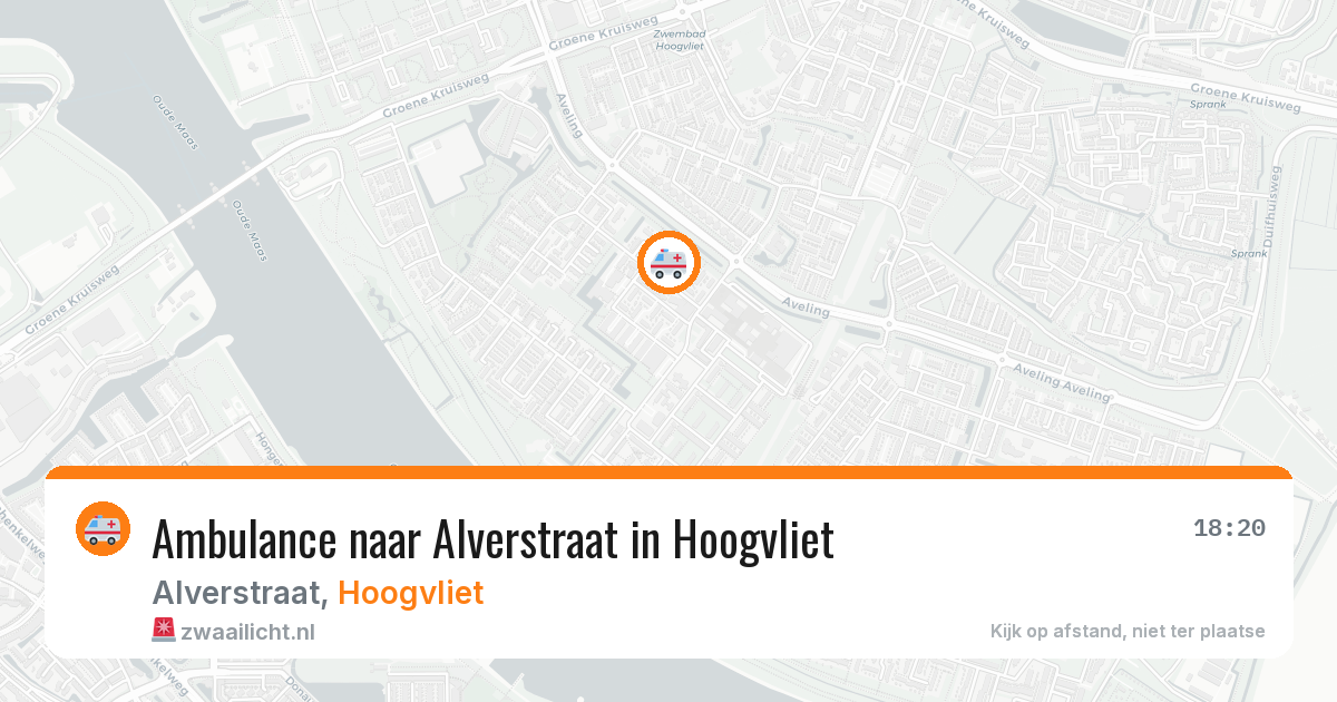 Ambulance naar Alverstraat in Hoogvliet — 30 jul 2026