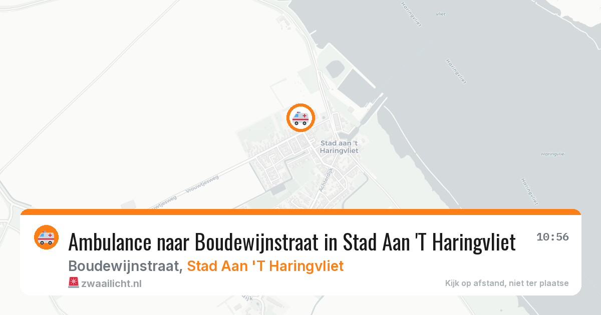 Ambulance naar Boudewijnstraat in Stad Aan 'T Haringvliet — 28 jul 2026