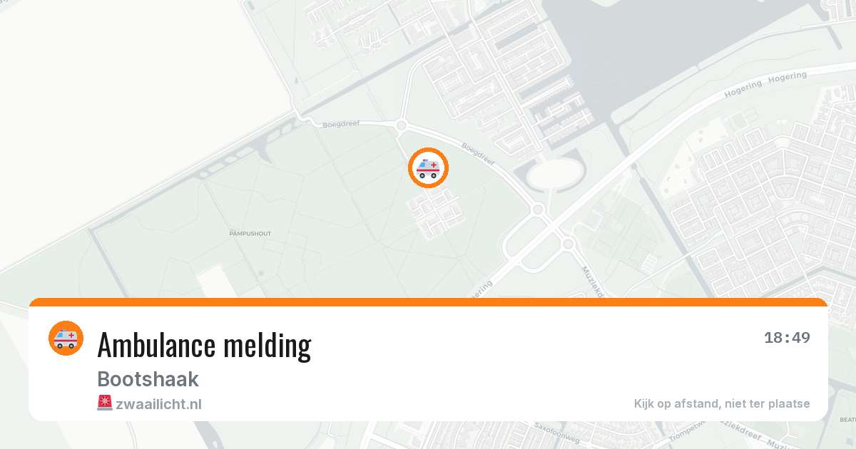Ambulance melding — 27 jul 2026