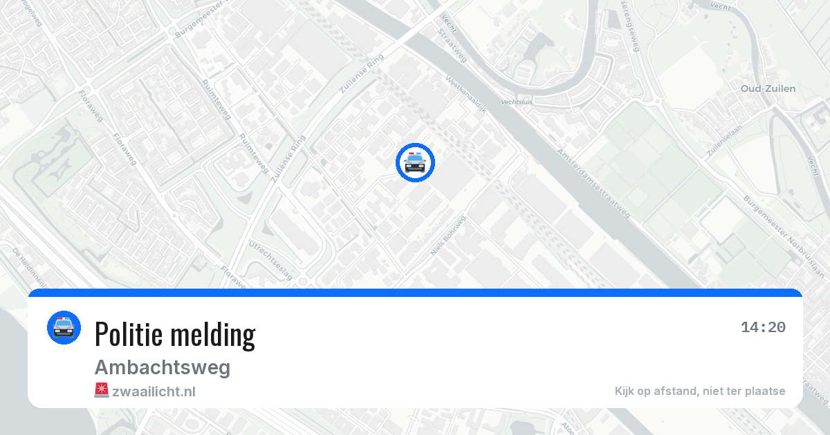 Politie melding — 30 jun 2026