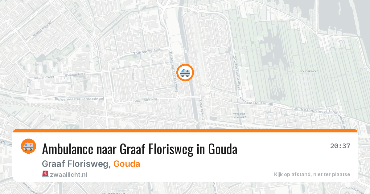 Ambulance naar Graaf Florisweg in Gouda — 3 jul 2026
