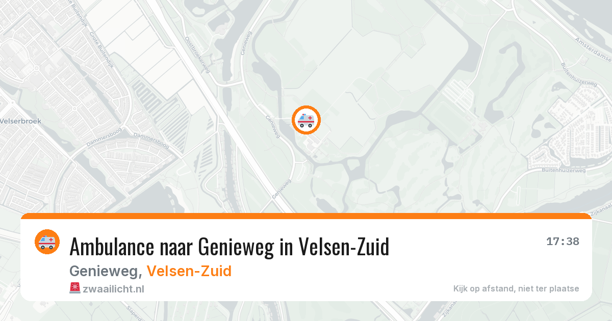 Ambulance naar Genieweg in Velsen-Zuid — 16 feb 2026