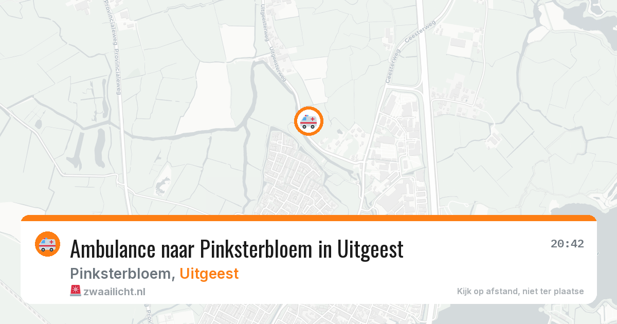 Ambulance naar Pinksterbloem in Uitgeest — 14 jun 2026