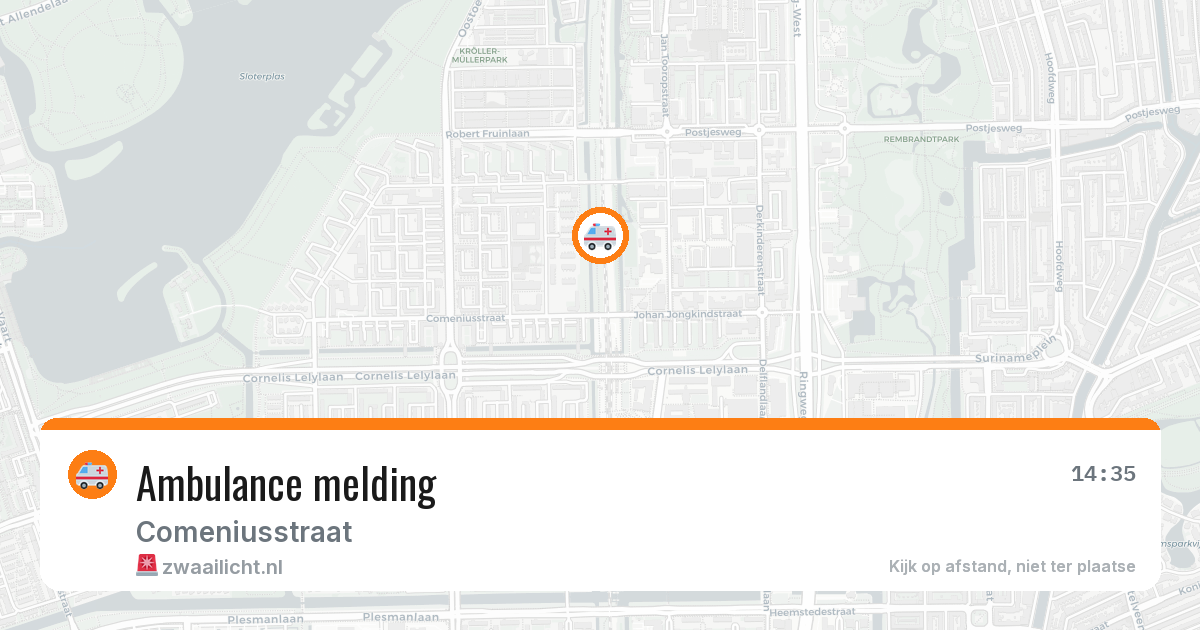 Ambulance melding — 22 apr 2026