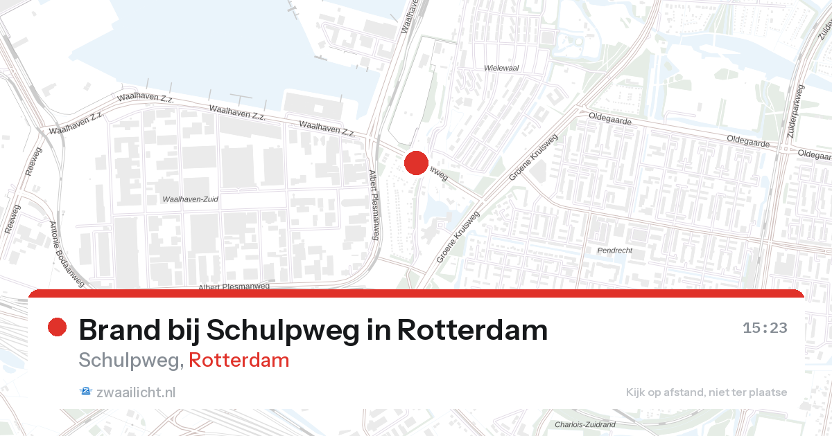 Brand bij Schulpweg in Rotterdam — 28 aug 2026